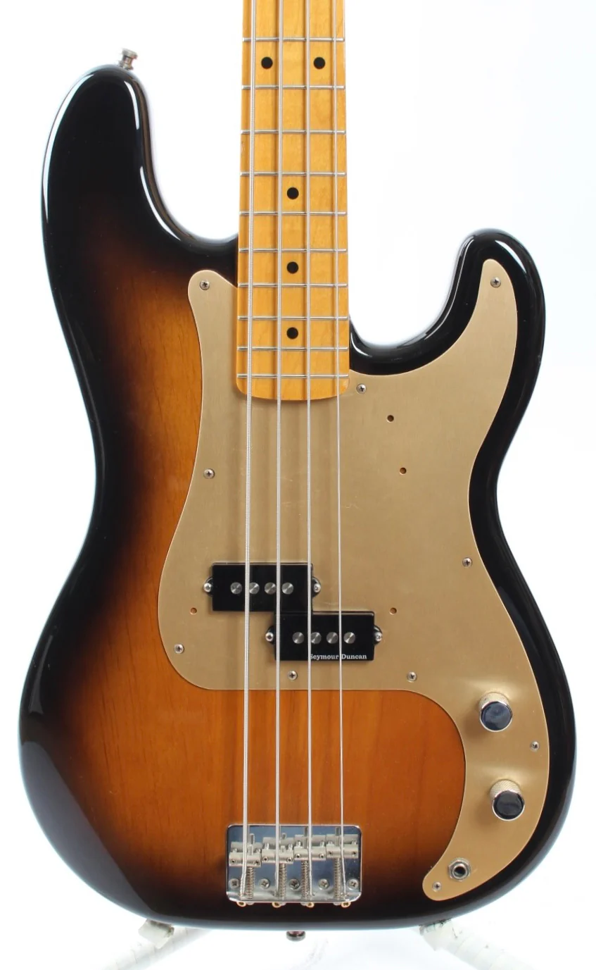 1998 Fender Precision Bass '57 Reissue sunburst - Image 2