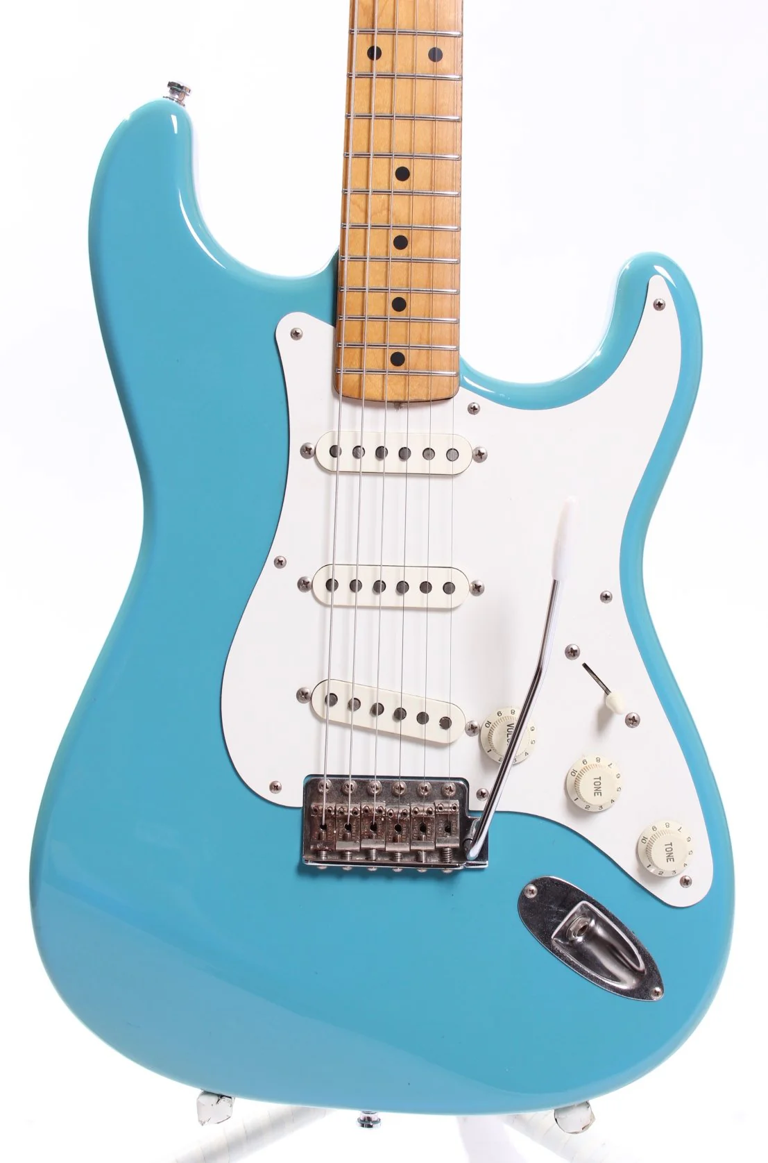 1998 Fender Stratocaster 57 Reissue daphne blue - Image 2
