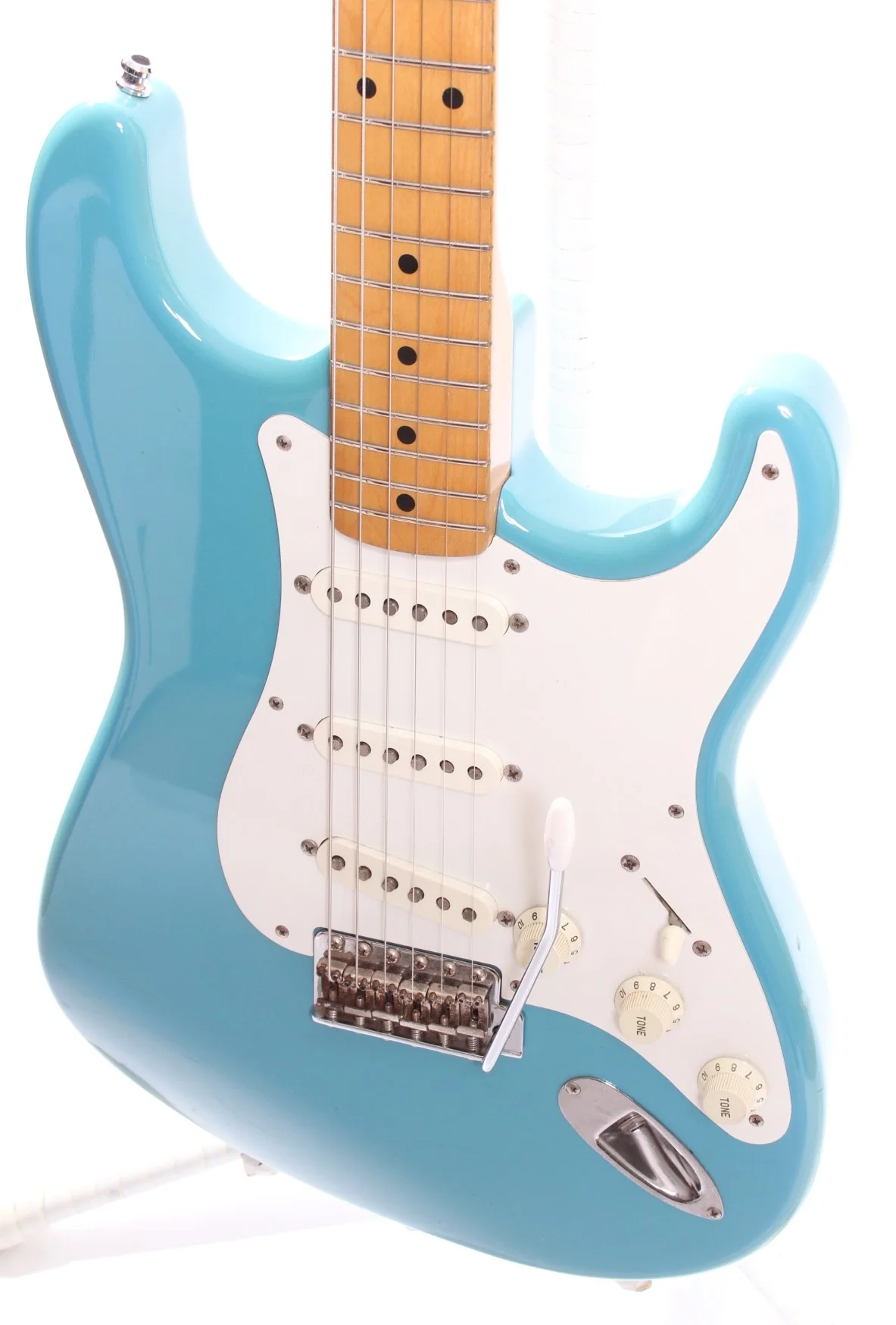 1998 Fender Stratocaster 57 Reissue daphne blue - Image 3