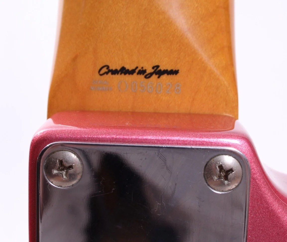 1998 Fender Stratocaster '62 Reissue burgundy mist metallic - Image 11