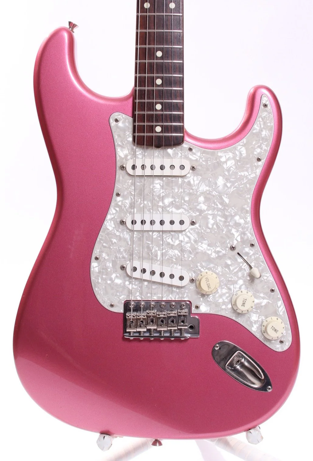 1998 Fender Stratocaster '62 Reissue burgundy mist metallic - Image 2