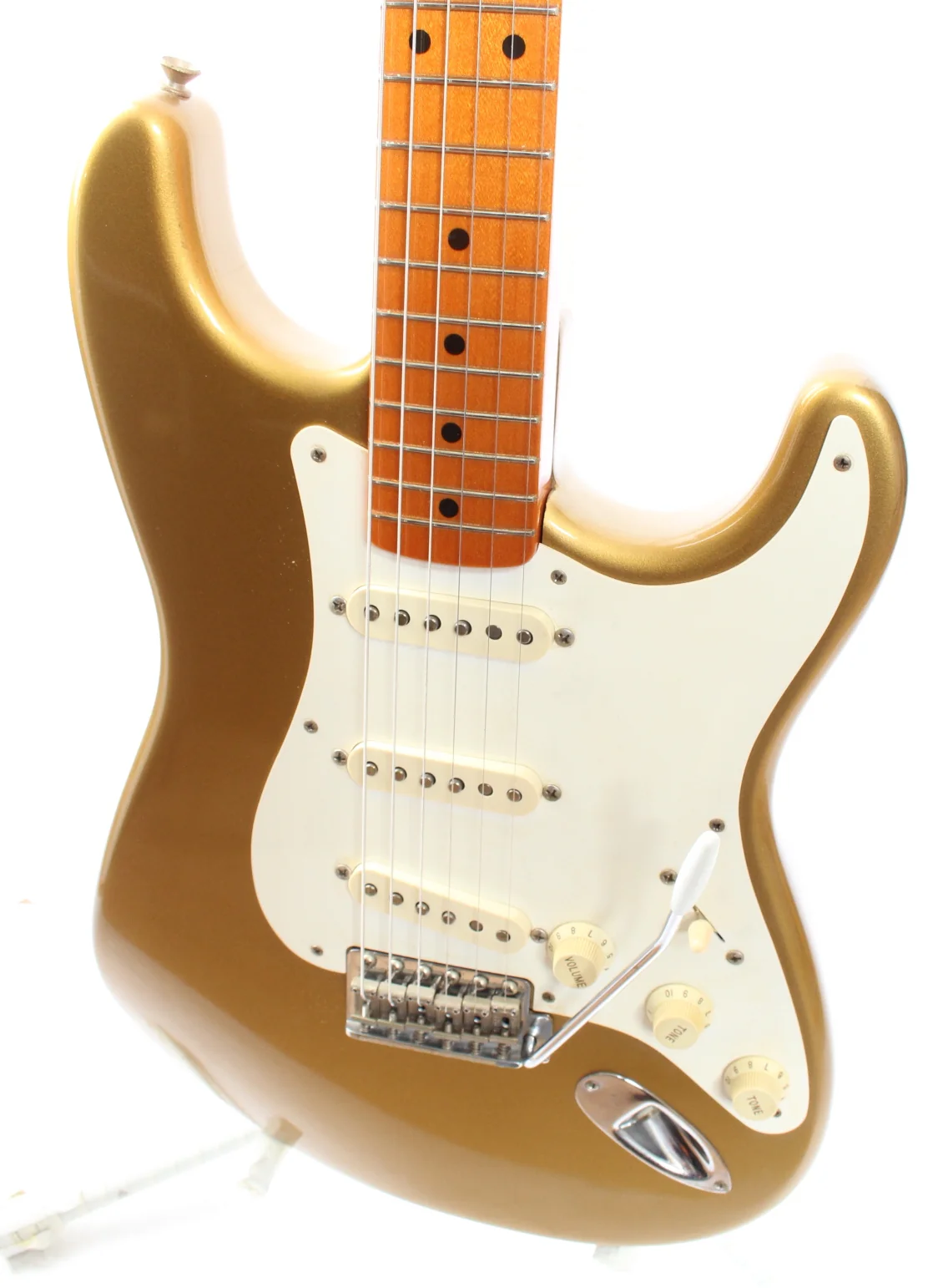 1998 Fender Stratocaster American Vintage 57 Reissue aztec gold - Image 3