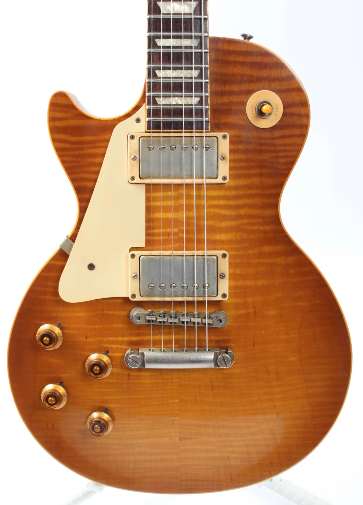 1998 Gibson Custom Shop Les Paul Standard 58 Reissue R8 Lefty honey burst - Image 2
