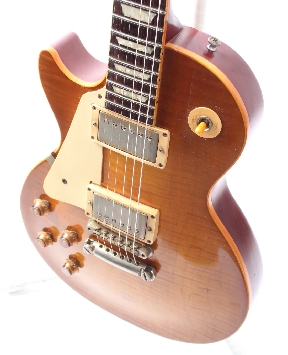 1998 Gibson Custom Shop Les Paul Standard 58 Reissue R8 Lefty honey burst - Image 3