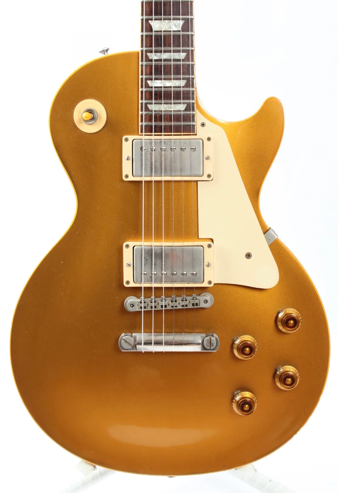 1998 Gibson Les Paul Historic Series 57 Reissue R7 dark back goldtop - Image 2