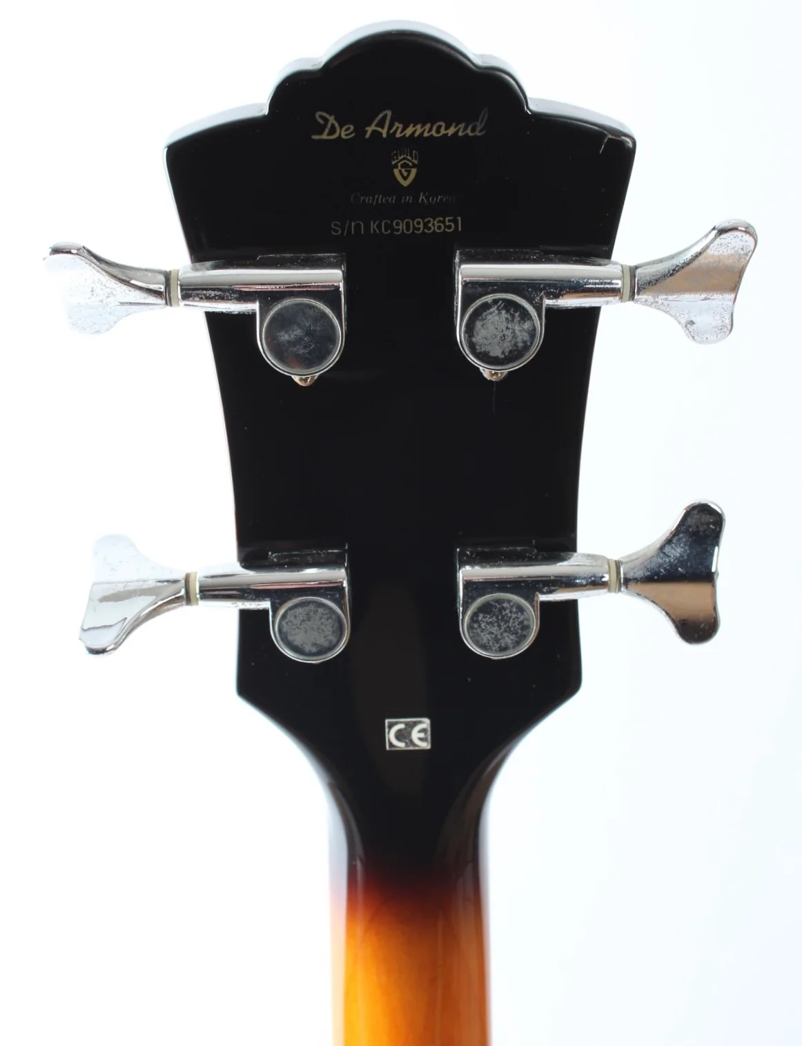 1999 DeArmond by Guild Starfire Bass sunburst - Image 10