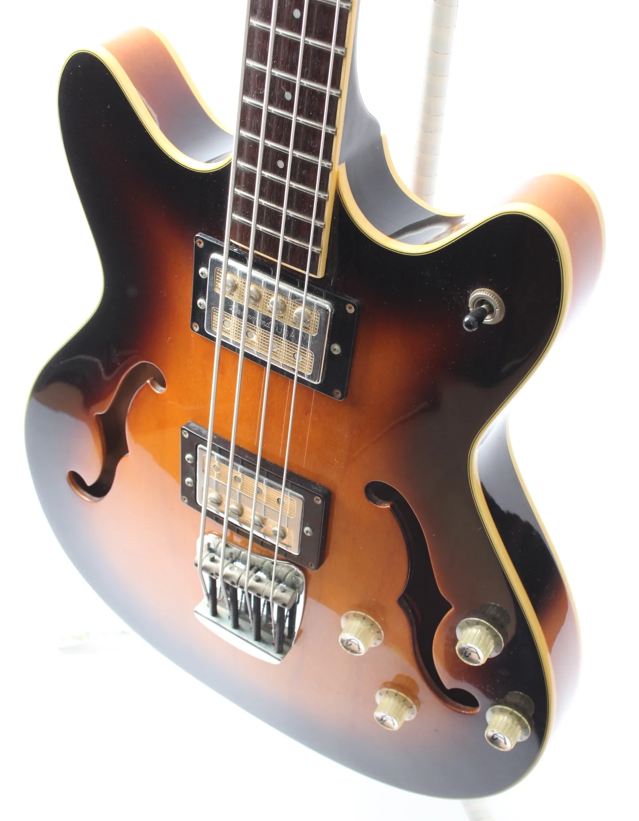 1999 DeArmond by Guild Starfire Bass sunburst - Image 3