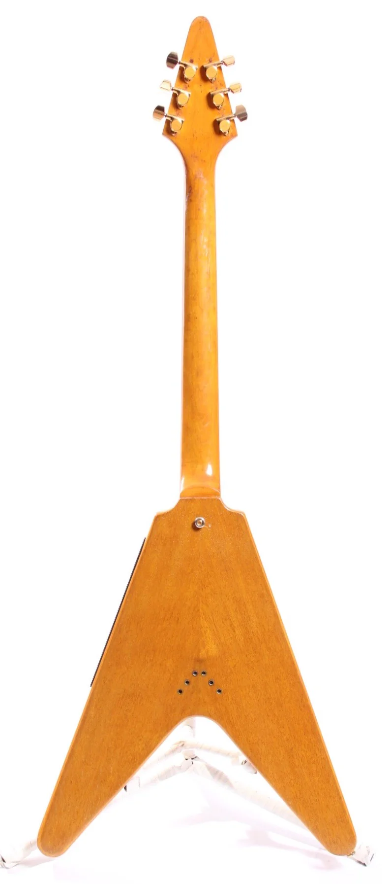 1999 Epiphone Flying V 58 Reissue Relic korina - Image 6