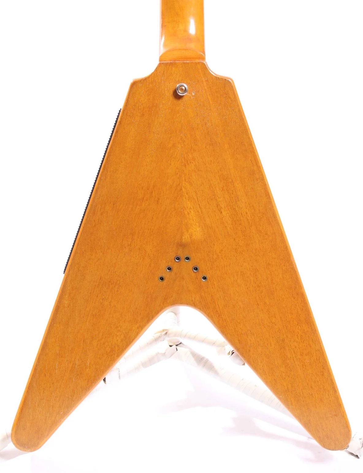 1999 Epiphone Flying V 58 Reissue Relic korina - Image 7