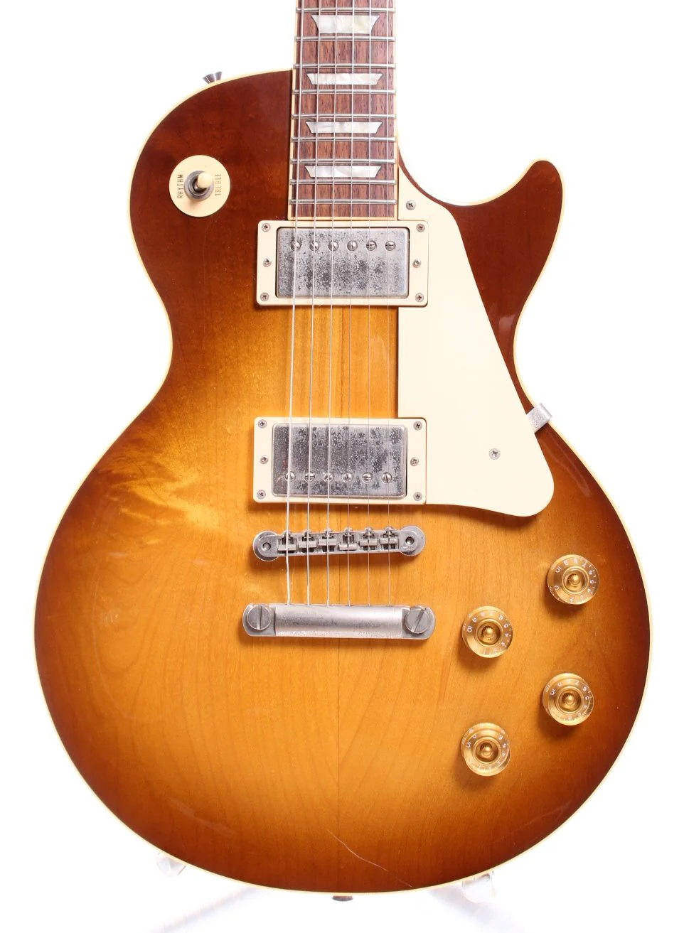 1999 Epiphone Japan Les Paul Standard '59 Reissue honey burst - Image 4