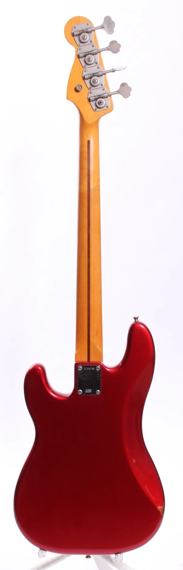 1999 Fender American Vintage 57 Reissue Precision Bass candy apple red - Image 6