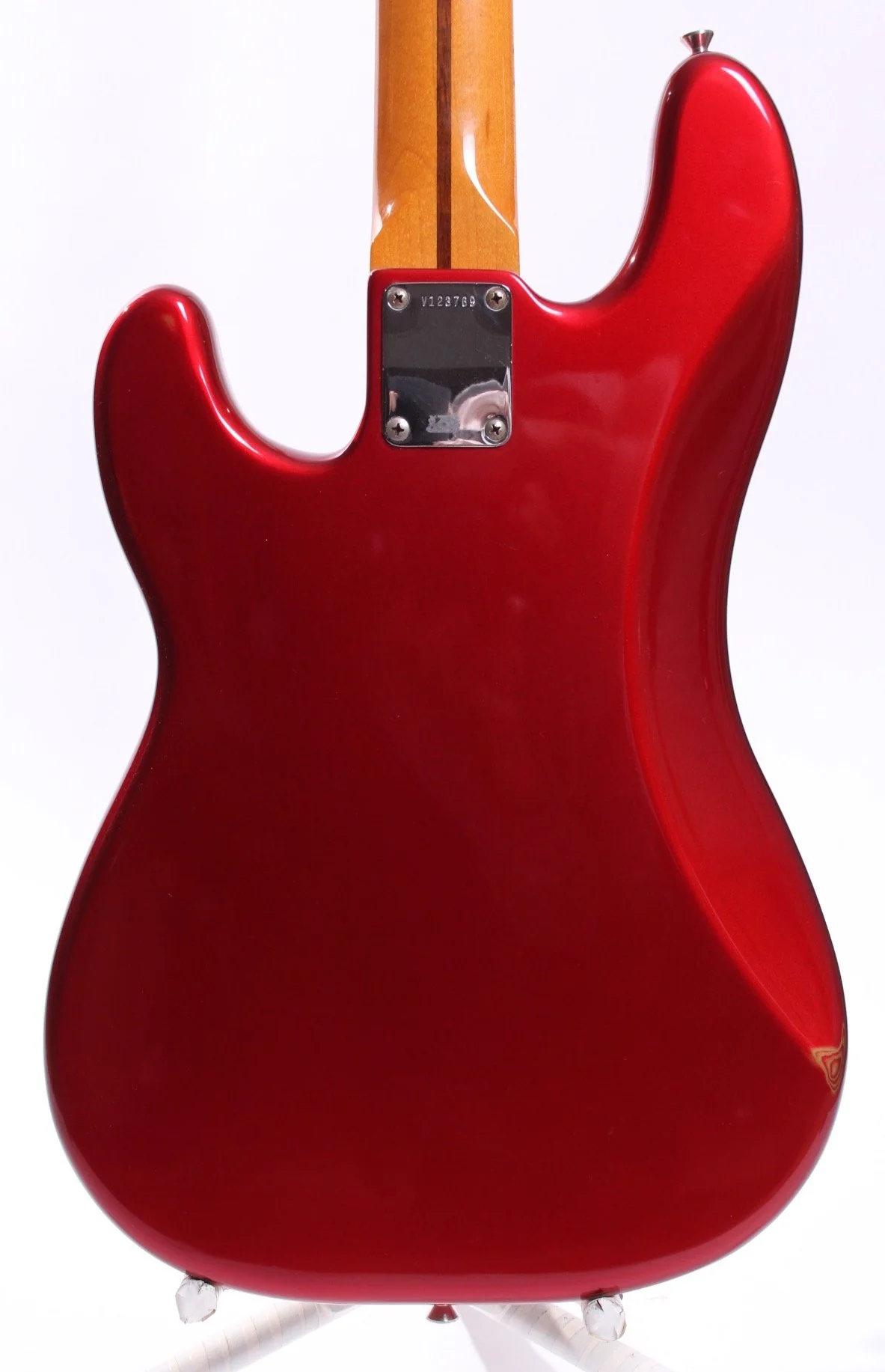 1999 Fender American Vintage 57 Reissue Precision Bass candy apple red - Image 7