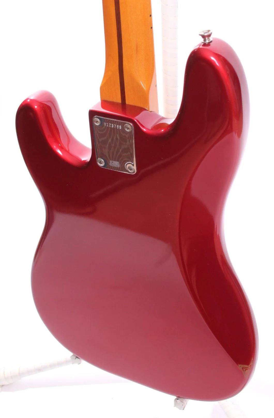 1999 Fender American Vintage 57 Reissue Precision Bass candy apple red - Image 8