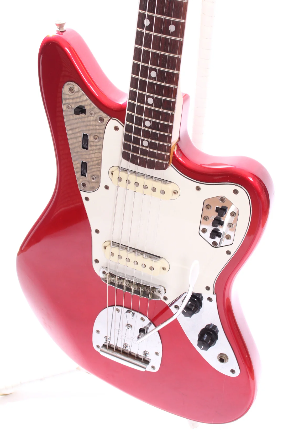 1999 Fender Jaguar 66 Reissue candy apple red - Image 3