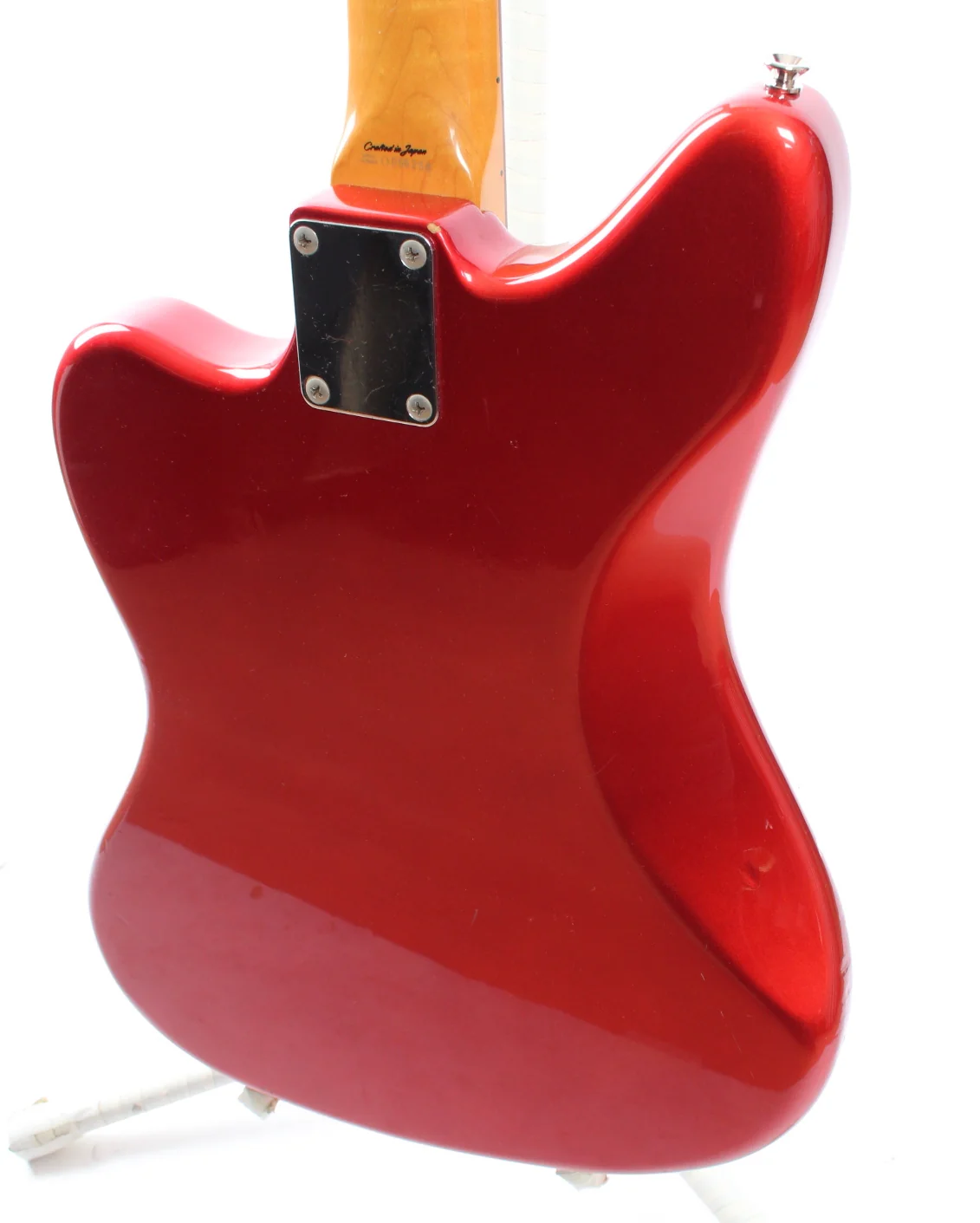1999 Fender Jaguar '66 Reissue candy apple red - Image 8