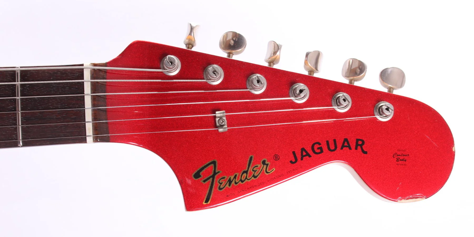 1999 Fender Jaguar 66 Reissue candy apple red - Image 5