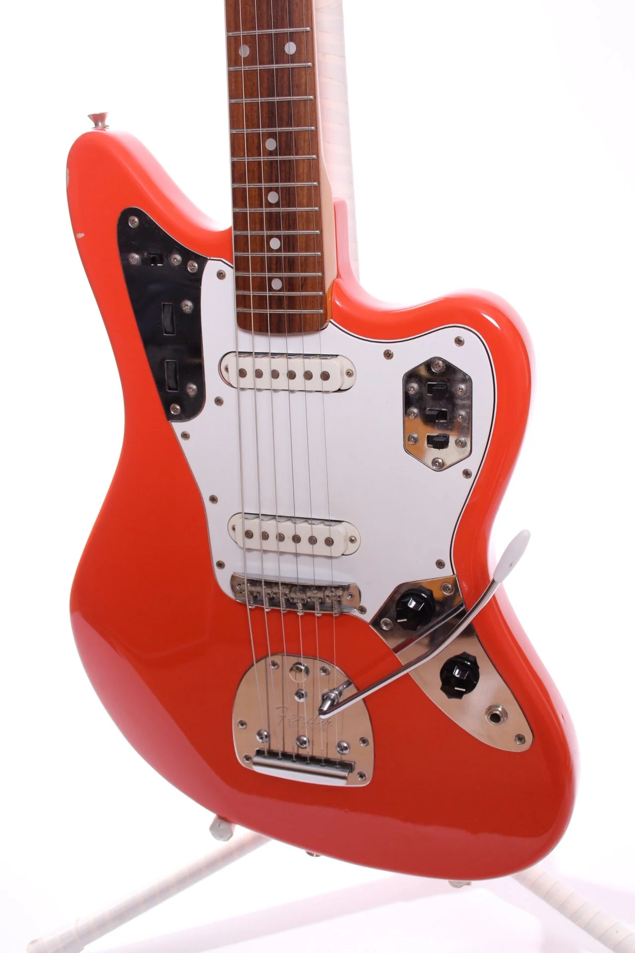 1999 Fender Japan Jaguar '65 Reissue fiesta red - Image 5