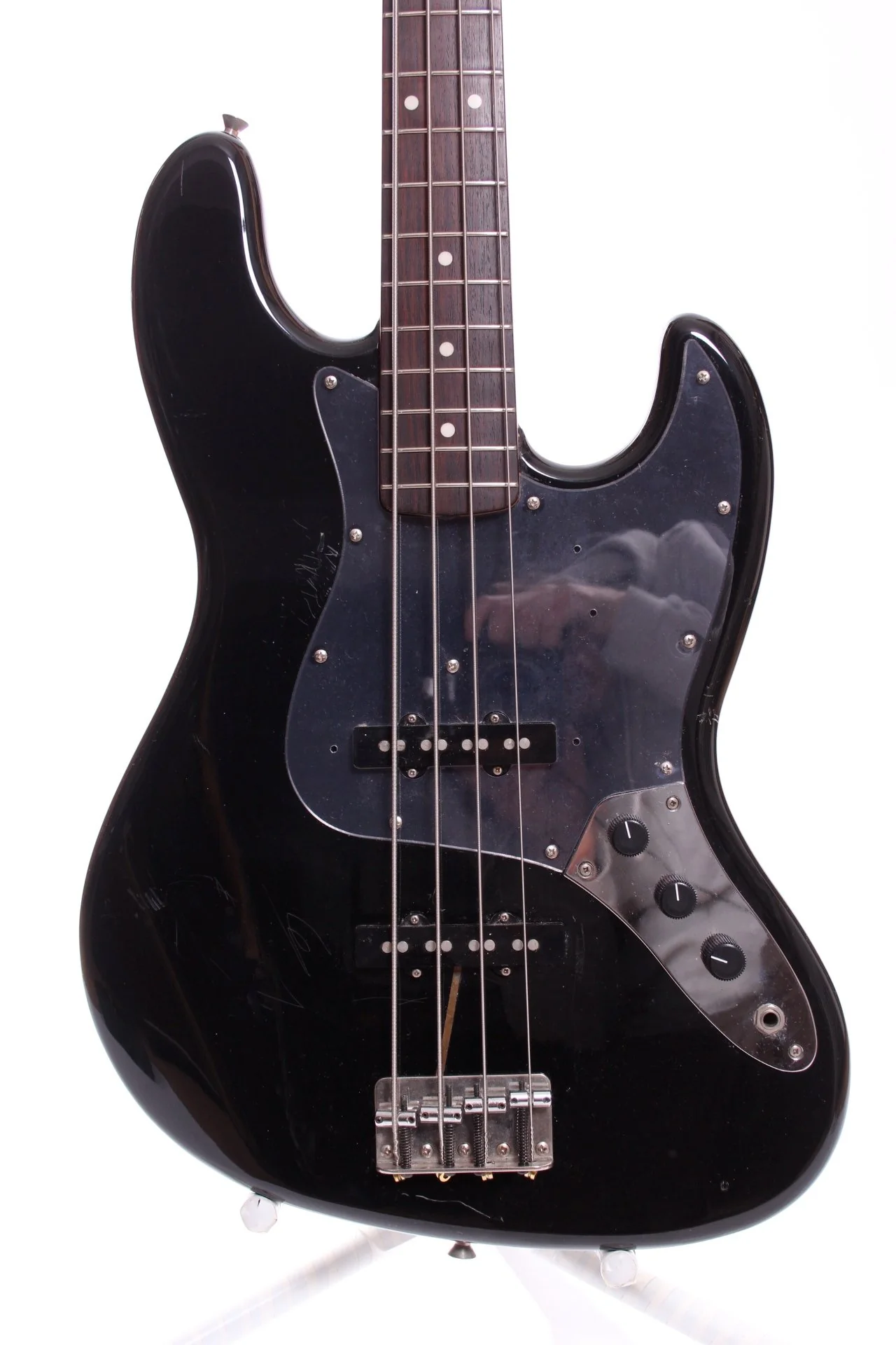 1999 Fender Japan Jazz Bass '62 Reissue black - Image 6
