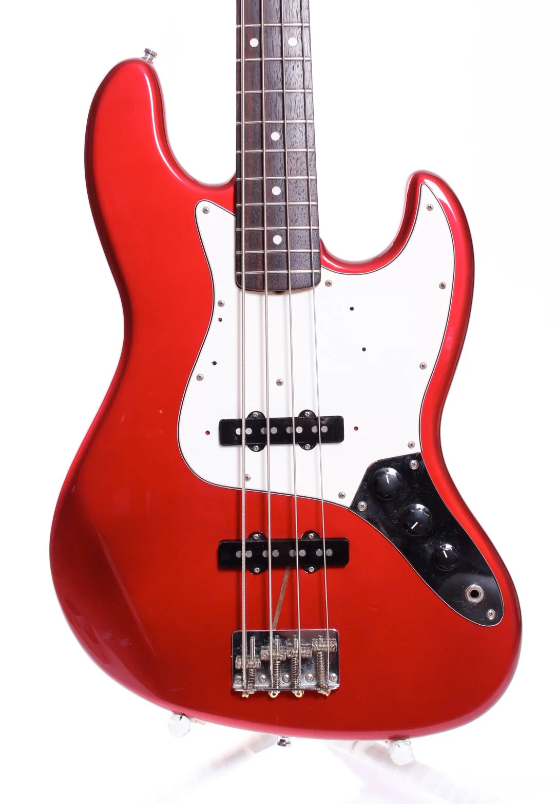 1999 Fender Jazz Bass 62 Reissue candy apple red - Image 2