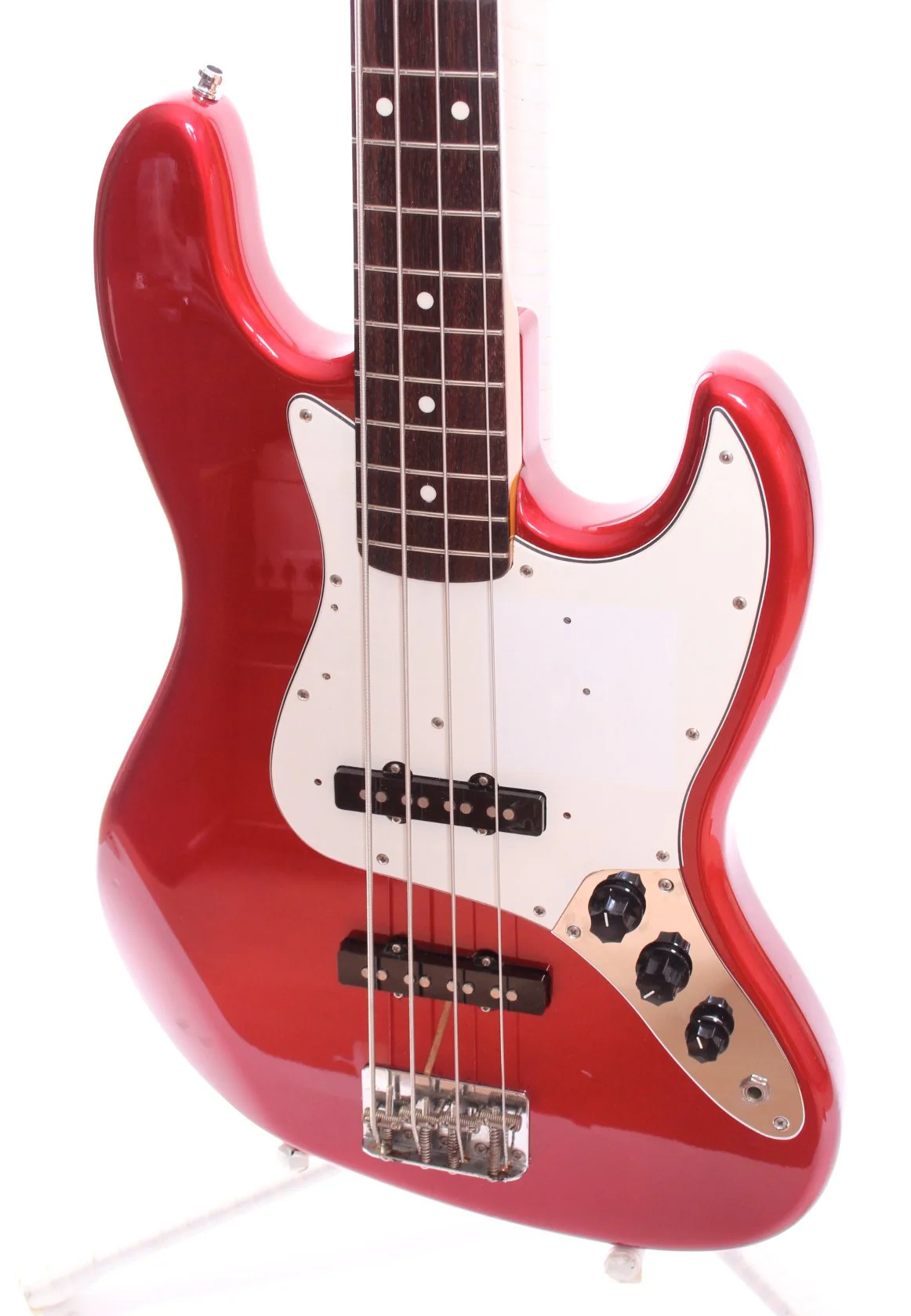 1999 Fender Jazz Bass 62 Reissue candy apple red - Image 3