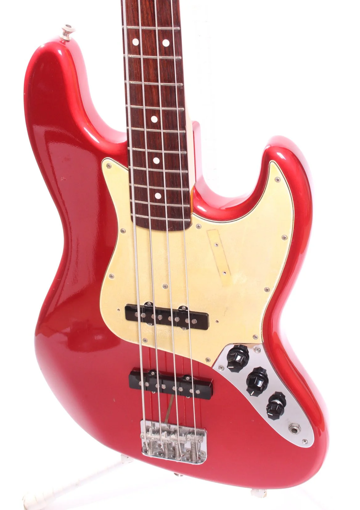 1999 Fender Jazz Bass 62 Reissue candy apple red - Image 3