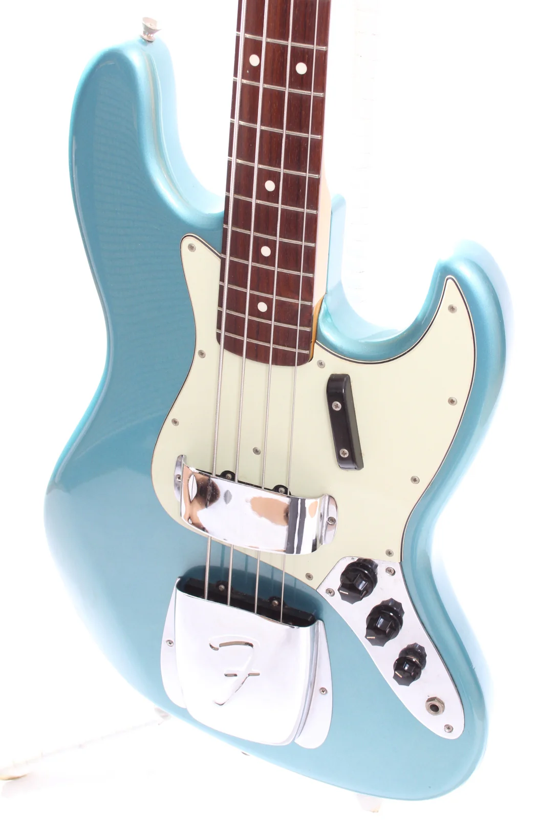 1999 Fender Jazz Bass 62 Reissue lake placid blue - Image 4