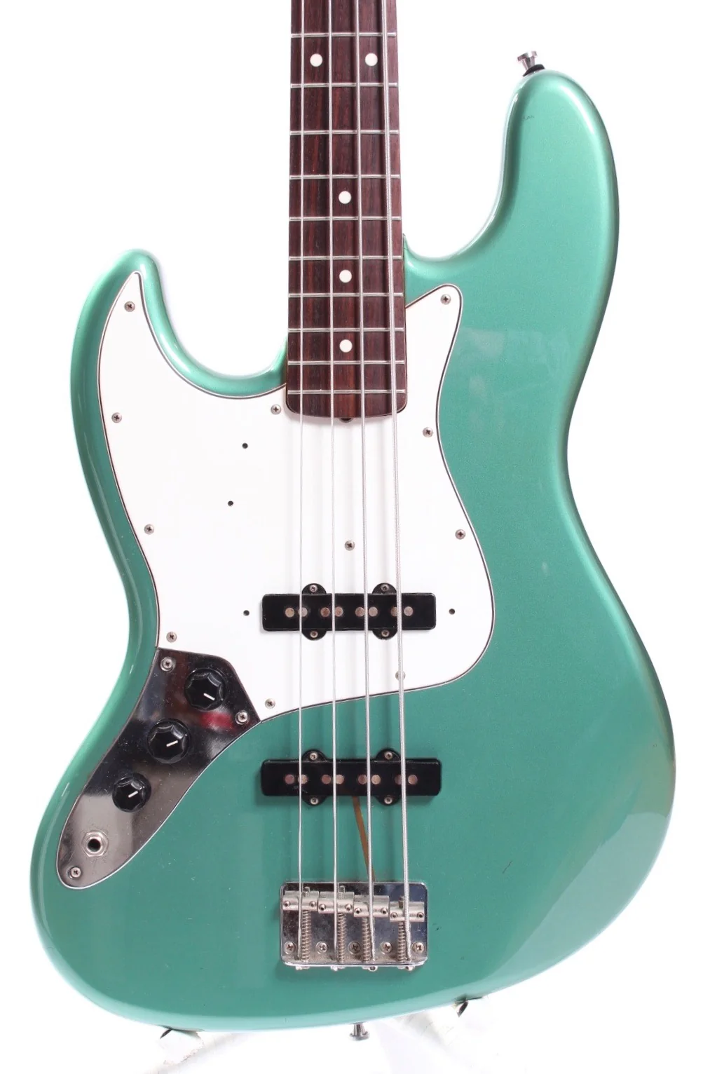 1999 Fender Jazz Bass 62 Reissue lefty ocean turquoise metallic - Image 2
