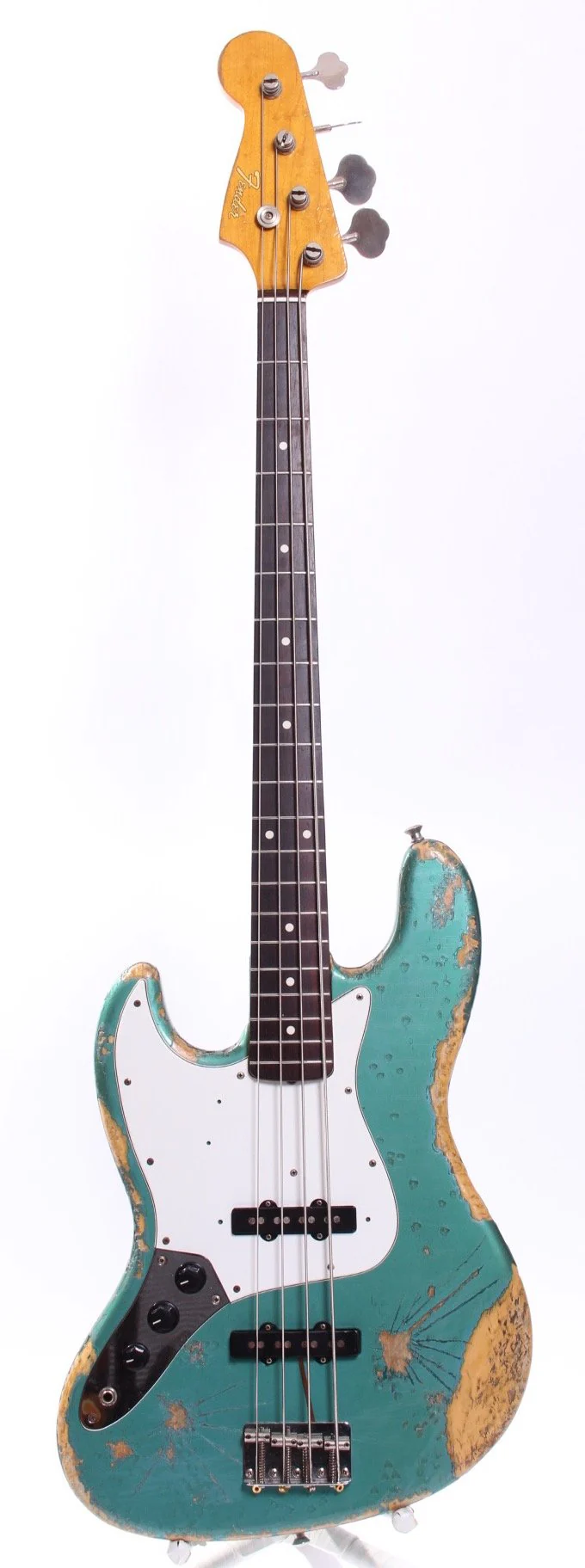 1999 Fender Jazz Bass 62 Reissue LEFTY ocean turquoise metallic