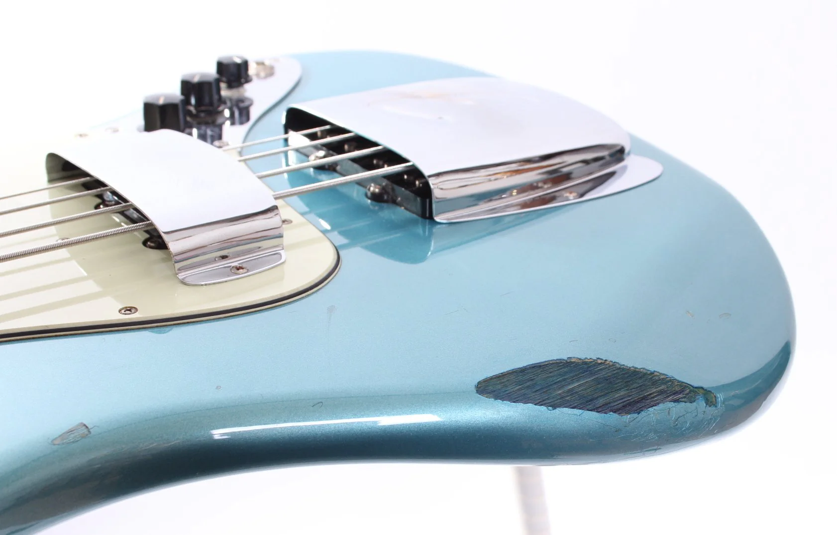 1999 Fender Jazz Bass 62 Reissue lake placid blue - Image 12