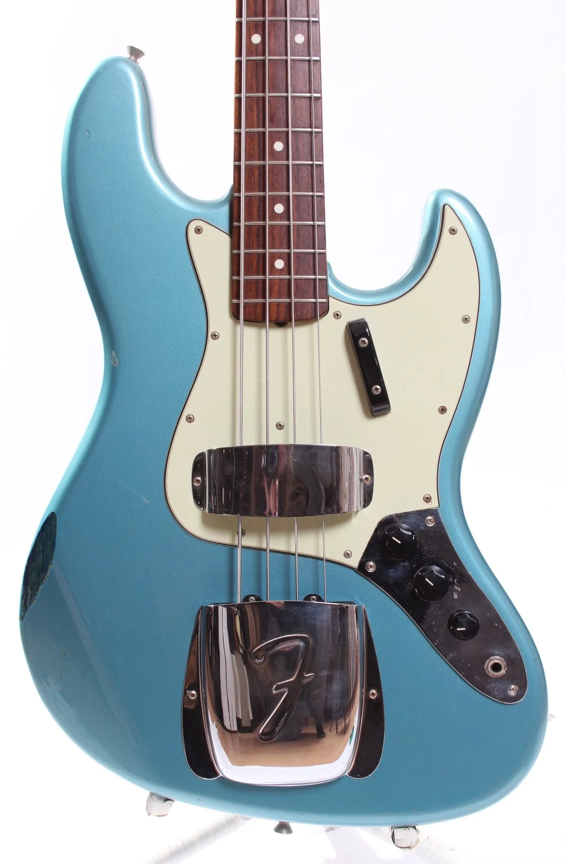 1999 Fender Jazz Bass 62 Reissue lake placid blue - Image 2