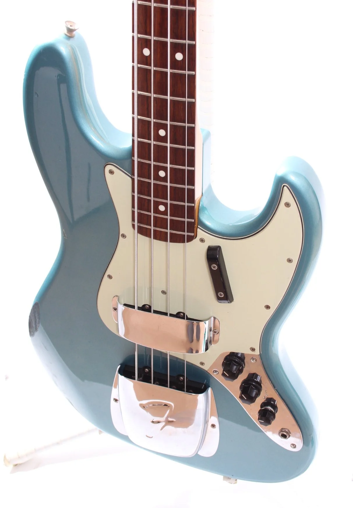 1999 Fender Jazz Bass 62 Reissue lake placid blue - Image 3