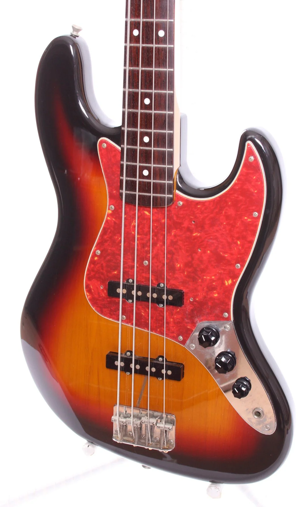 1999 Fender Jazz Bass 62 Reissue sunburst - Image 3