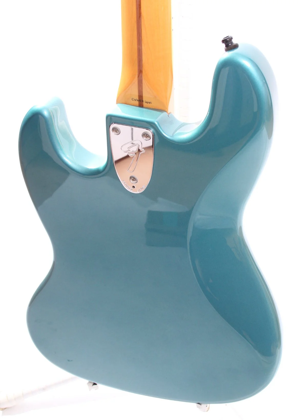 1999 Fender Jazz Bass 75 Reissue ocean turquoise metallic - Image 8