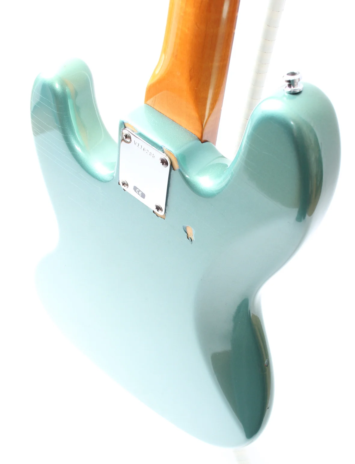 1999 Fender Jazz Bass American Vintage '62 Reissue fretless ocean turquoise metallic - Image 8