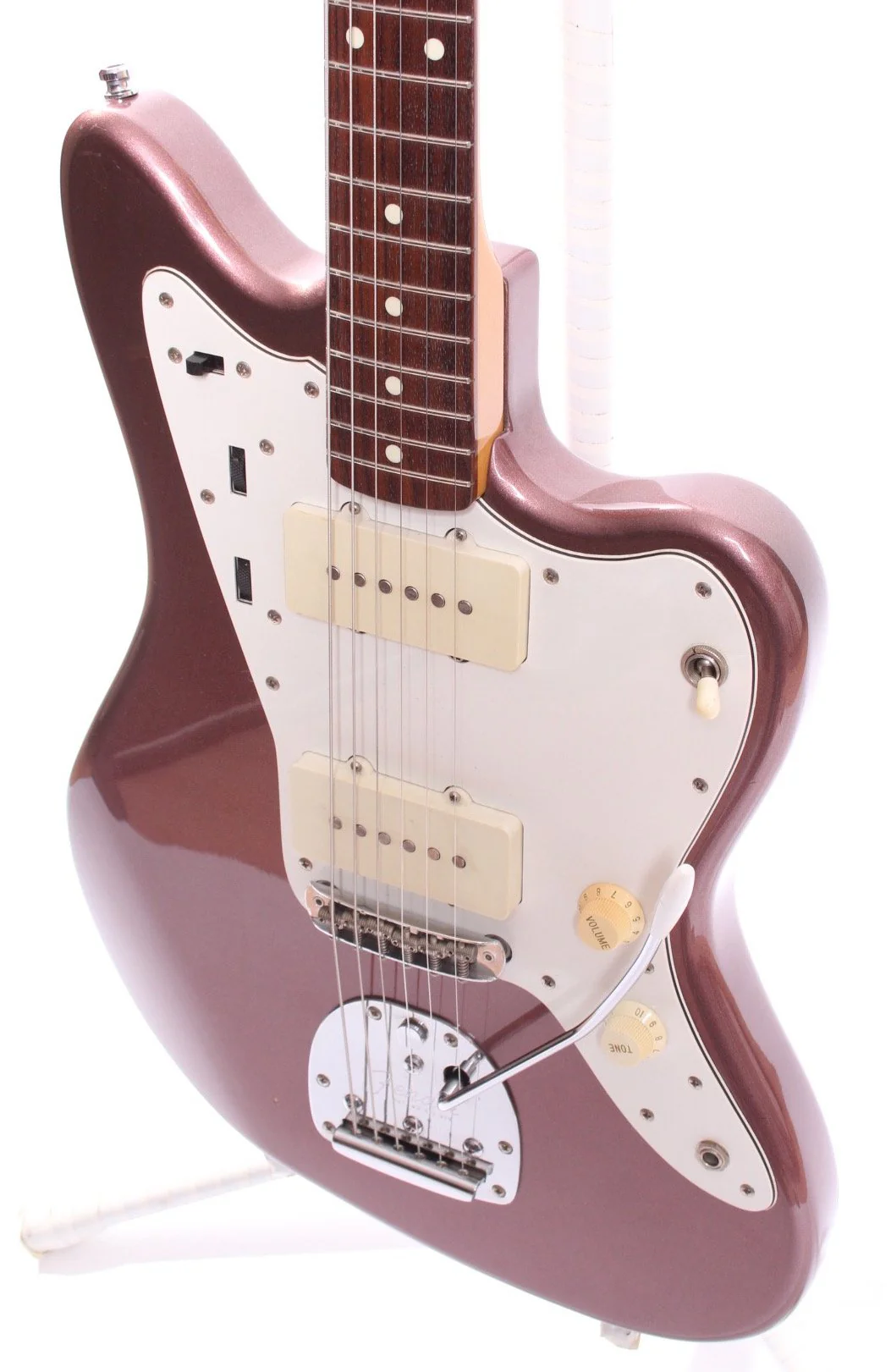 1999 Fender Jazzmaster '66 Reissue burgundy mist metallic - Image 3