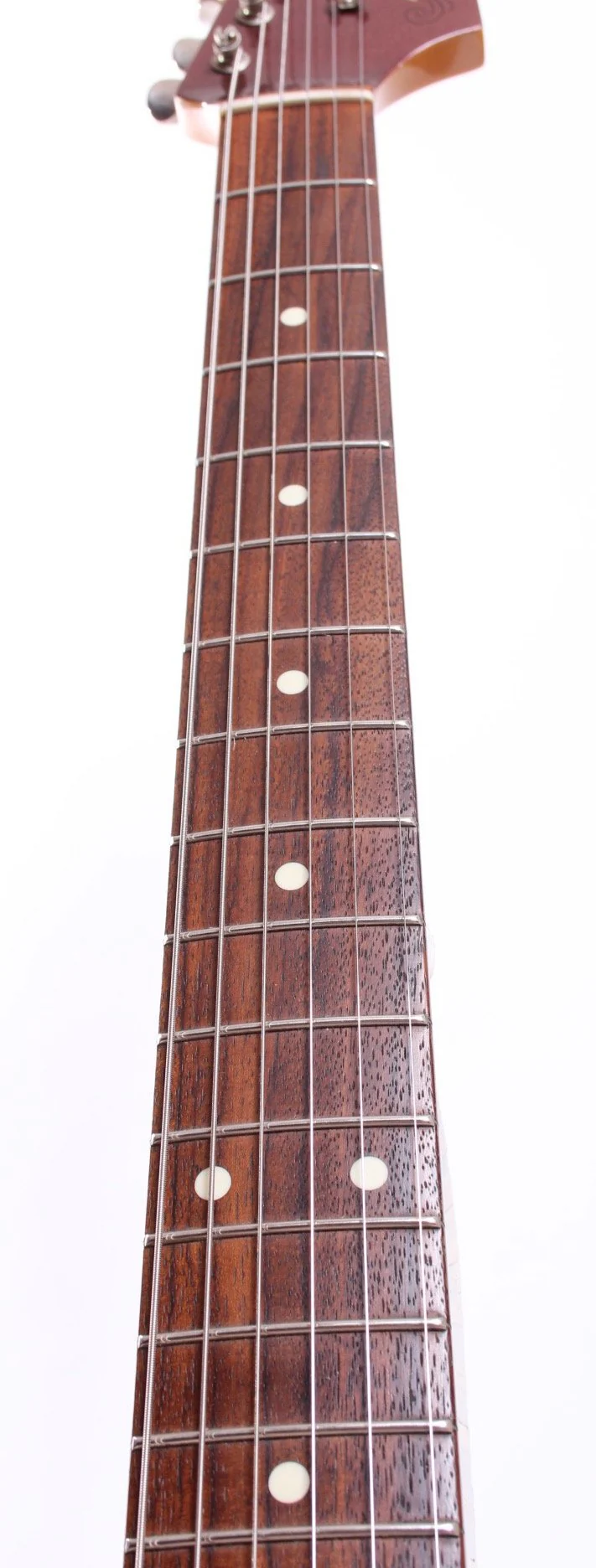 1999 Fender Jazzmaster '66 Reissue burgundy mist metallic - Image 4