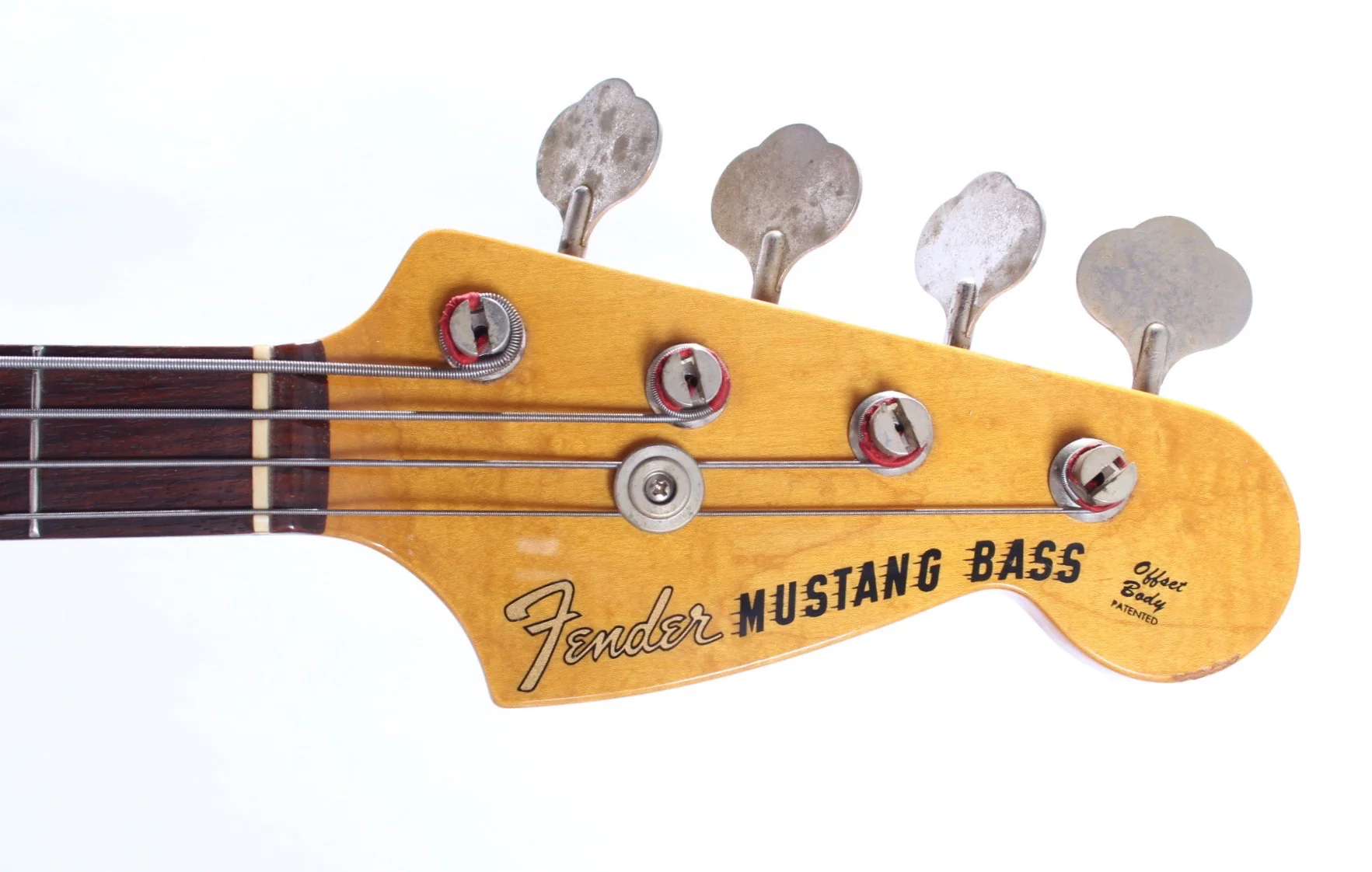1999 Fender Mustang Bass, competition ocean turquoise metallic - Image 5