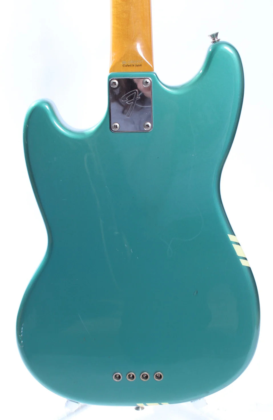1999 Fender Mustang Bass, competition ocean turquoise metallic - Image 7