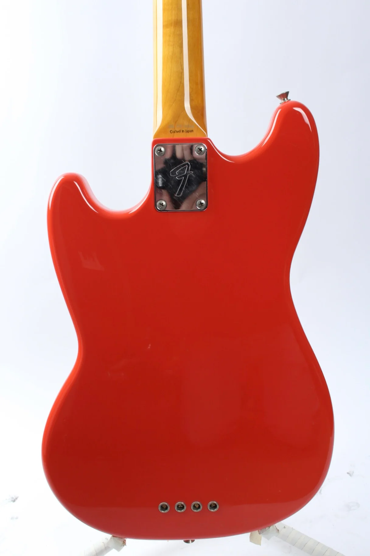 1999 Fender Mustang Bass fiesta red - Image 7