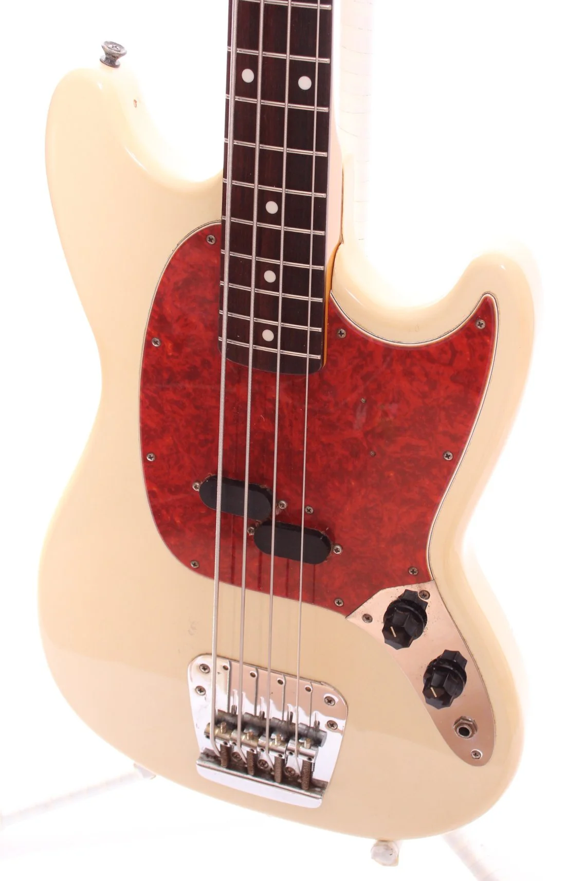 1999 Fender Mustang Bass vintage white - Image 3