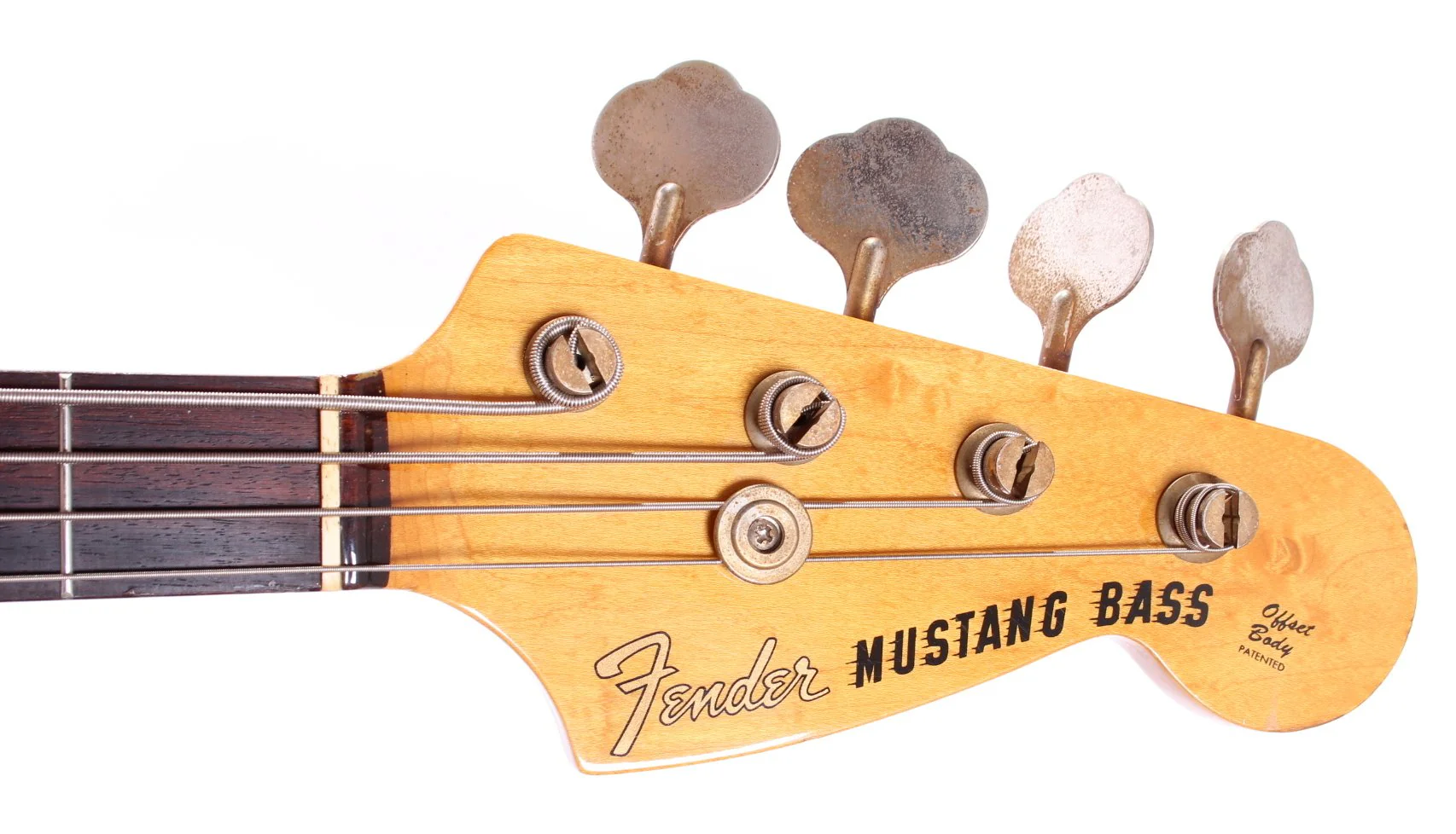 1999 Fender Mustang Bass vintage white - Image 5