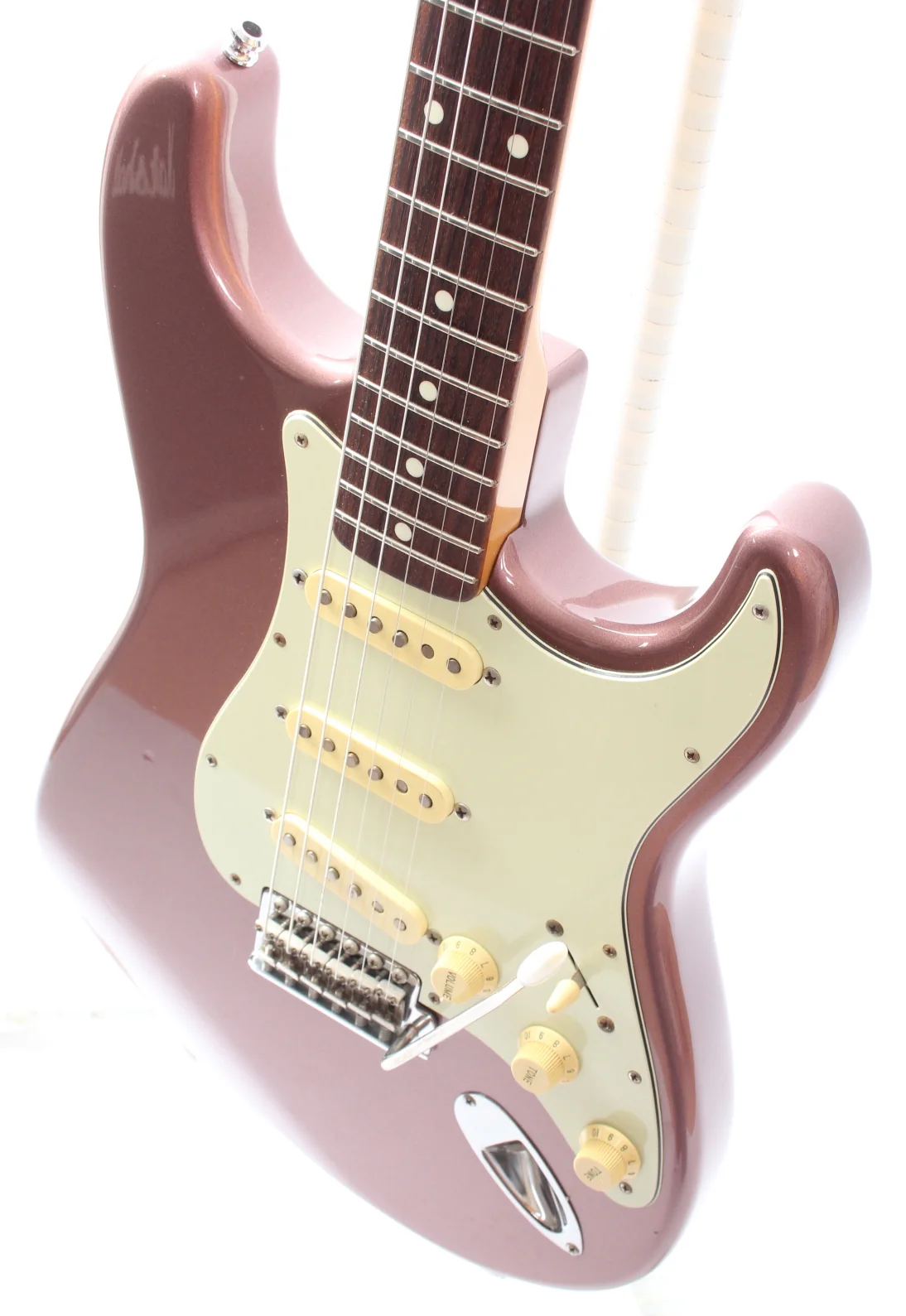 1999 Fender Stratocaster 62 Reissue burgundy mist metallic - Image 3