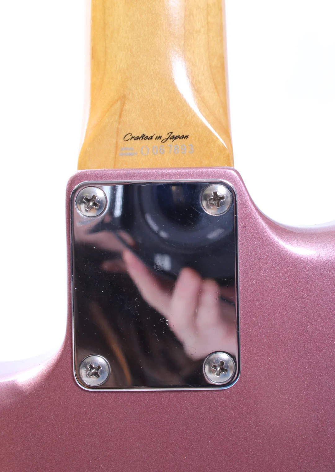 1999 Fender Stratocaster 62 Reissue nitro burgundy mist metallic - Image 11