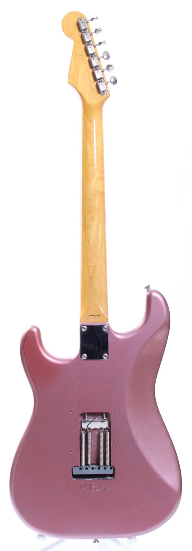 1999 Fender Stratocaster 62 Reissue nitro burgundy mist metallic - Image 6