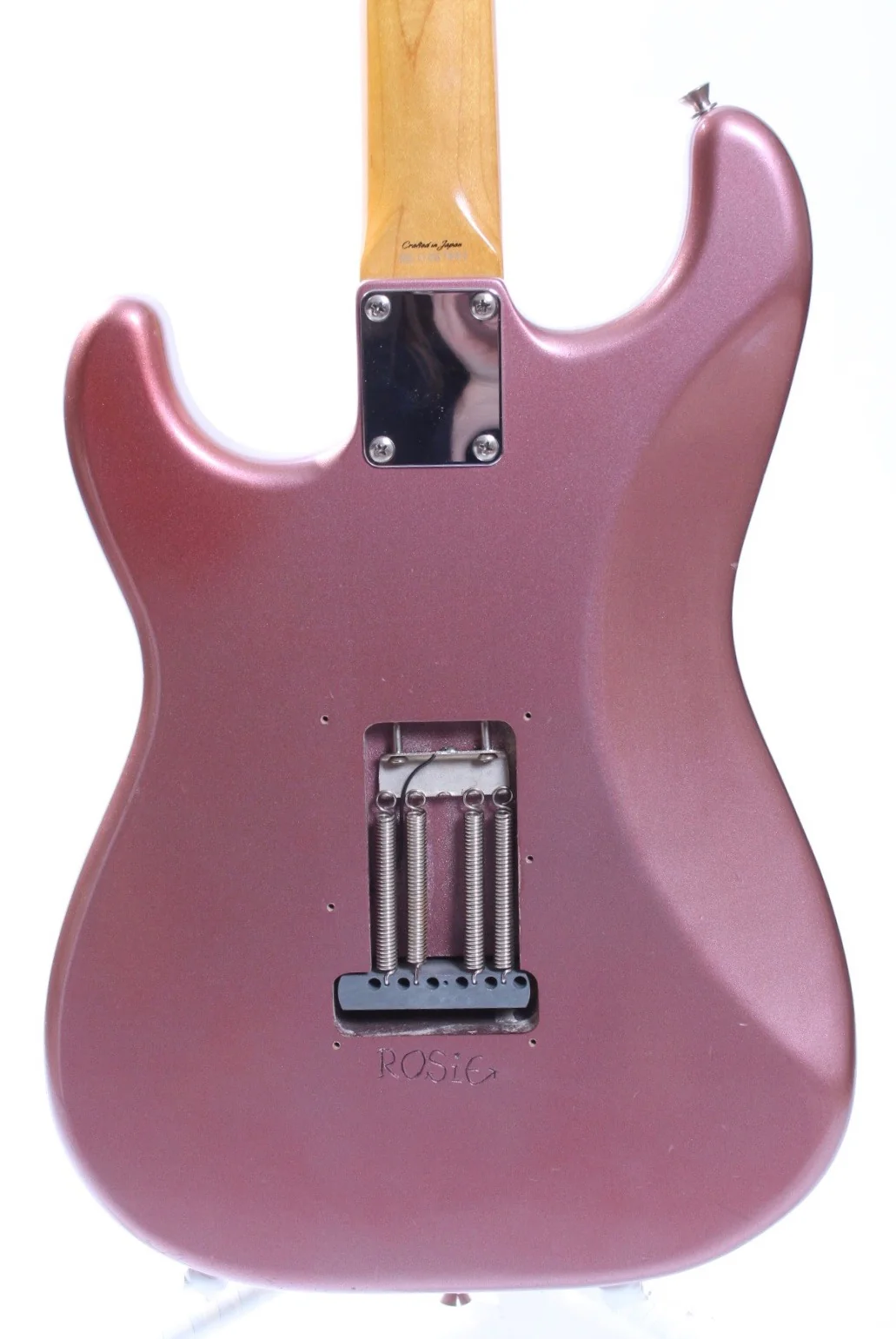 1999 Fender Stratocaster 62 Reissue nitro burgundy mist metallic - Image 7