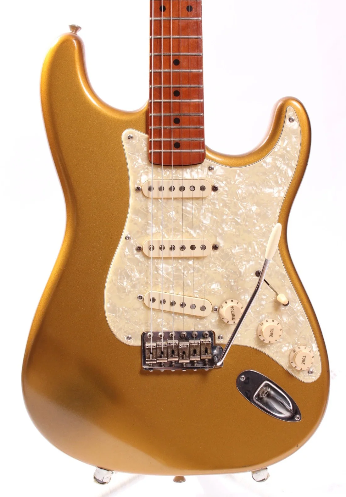 1999 Fender Stratocaster American Vintage 57 Reissue aztec gold - Image 2