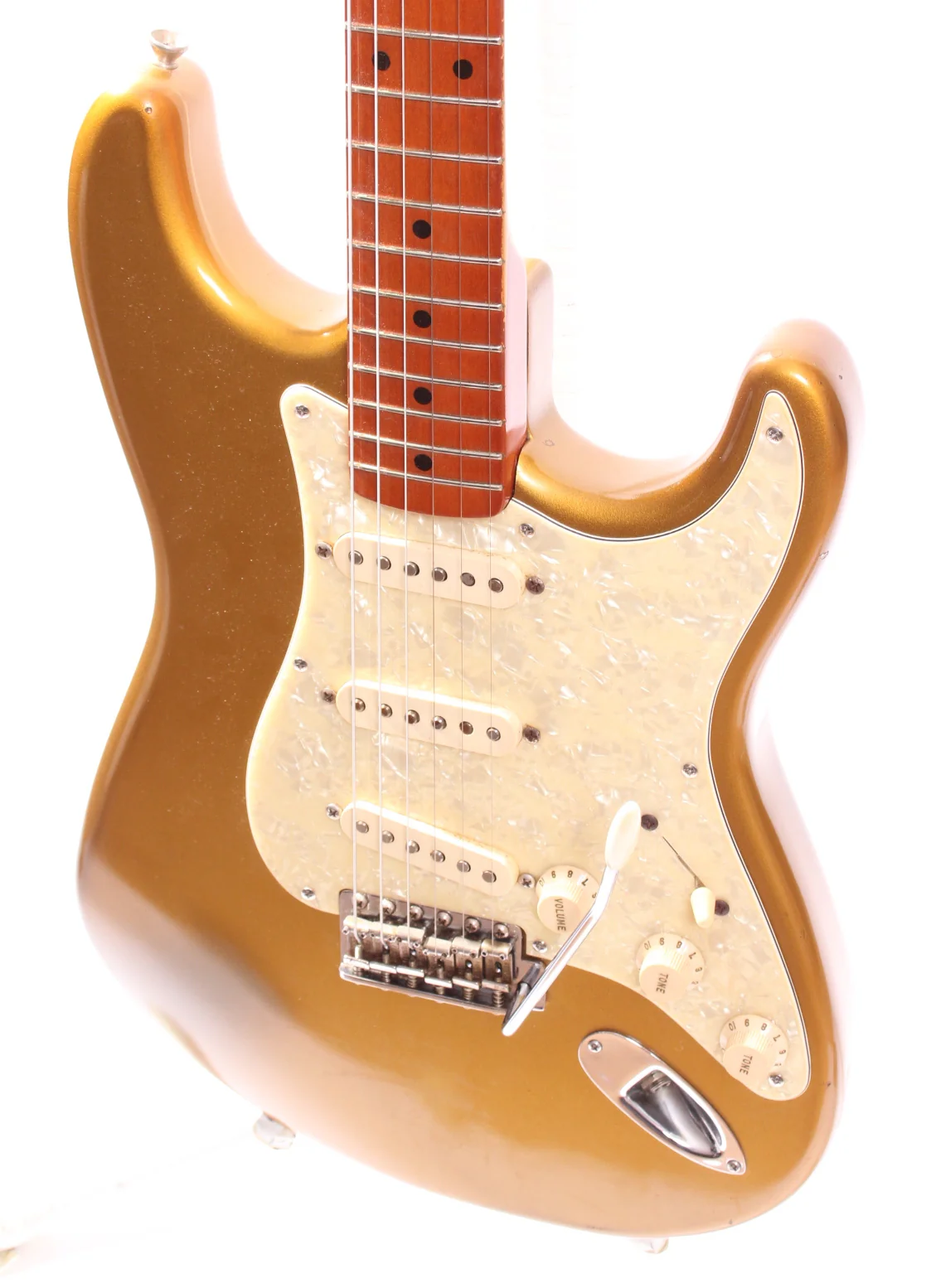 1999 Fender Stratocaster American Vintage 57 Reissue aztec gold - Image 3