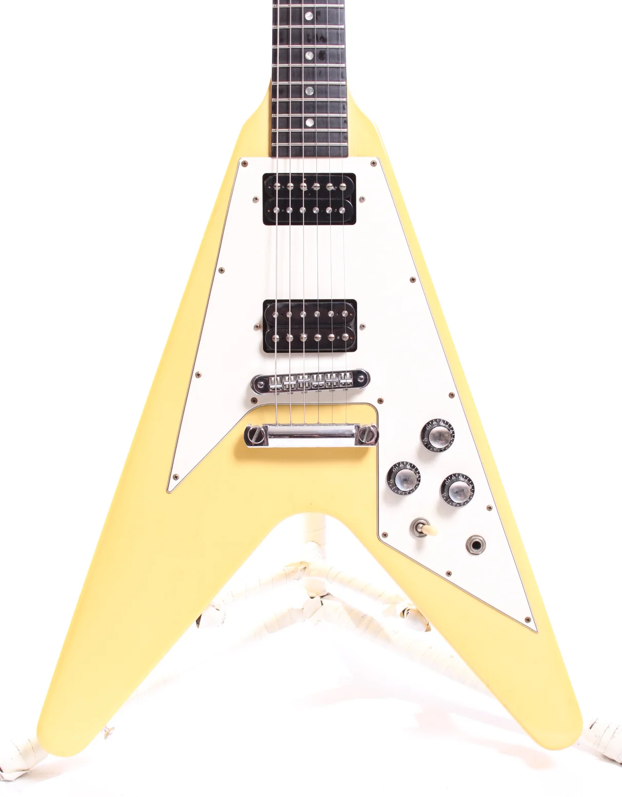 1999 Gibson Flying V '67 alpine white Yamano - Image 2