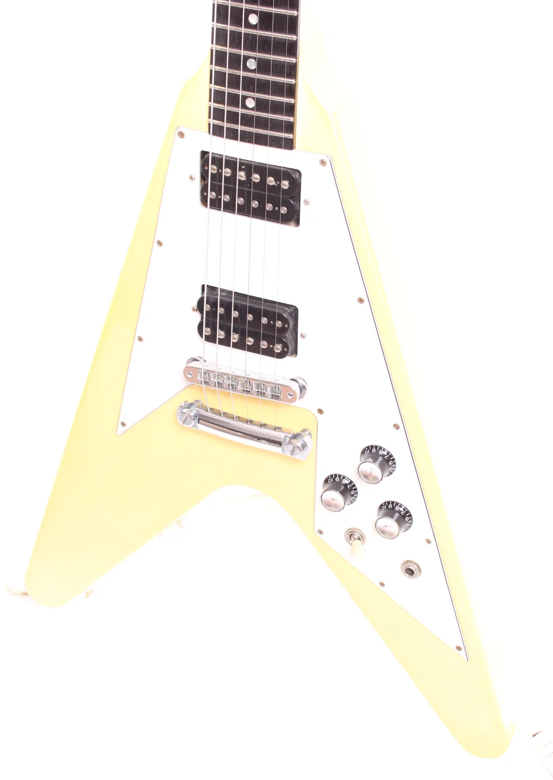 1999 Gibson Flying V '67 alpine white Yamano - Image 3