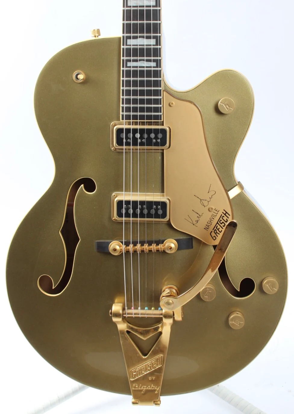 1999 Gretsch 6120-KS Keith Scott gold - Image 2